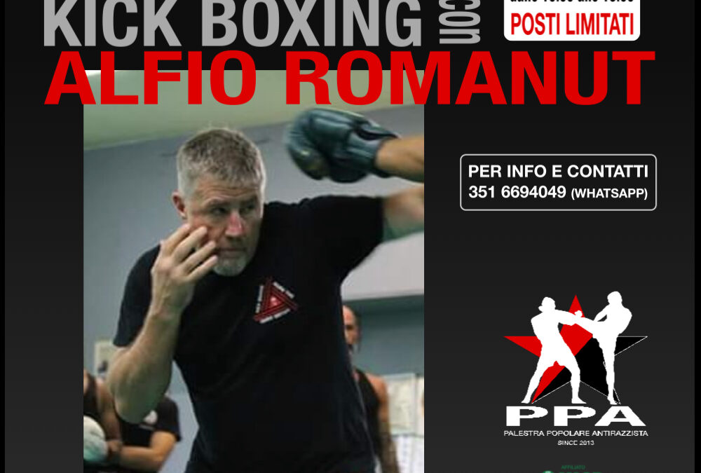 STAGE DI KICK BOXING CON ALFIO ROMANUT