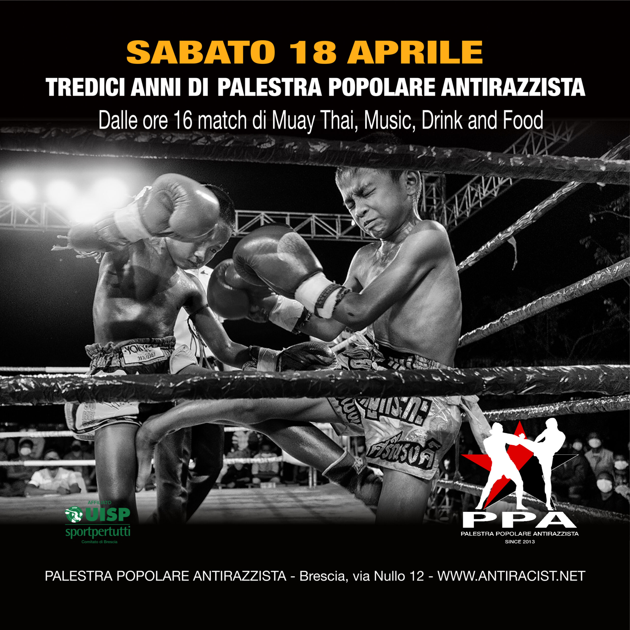 tredici anni di palestra popolare antirazzista